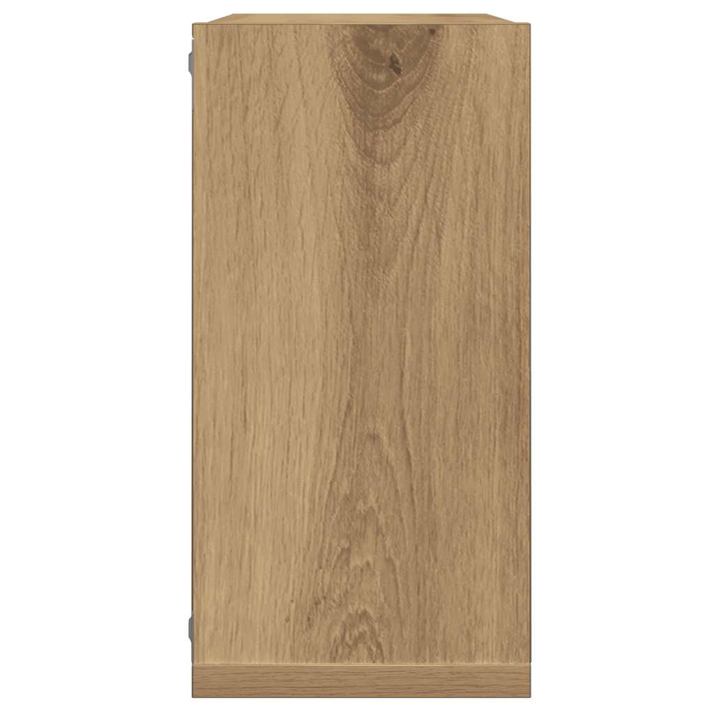 Wall Cube Shelves 6 pcs Artisan Oak 30x15x30 cm Engineered Wood
