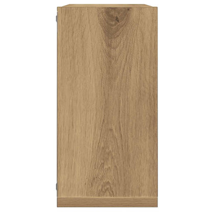 Wall Cube Shelves 6 pcs Artisan Oak 30x15x30 cm Engineered Wood