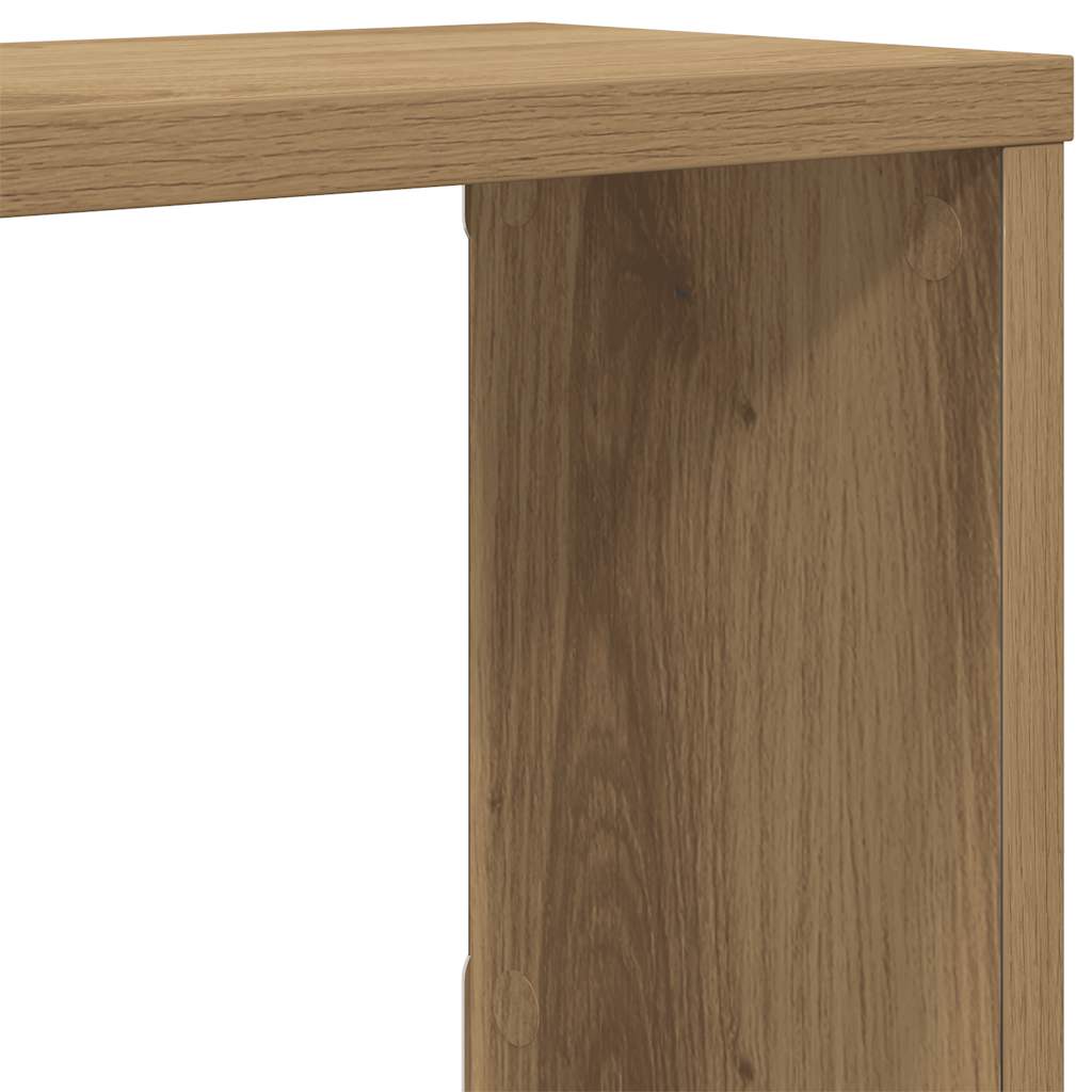Wall Cube Shelves 6 pcs Artisan Oak 60x15x23 cm Engineered Wood