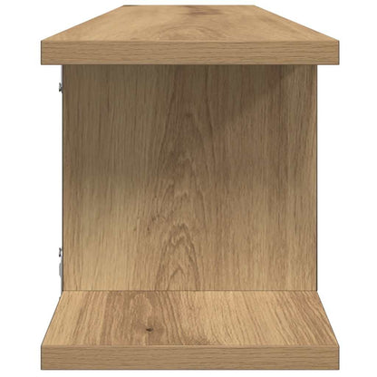 Wall Shelves 2 pcs Artisan Oak 75x18x20 cm Engineered Wood
