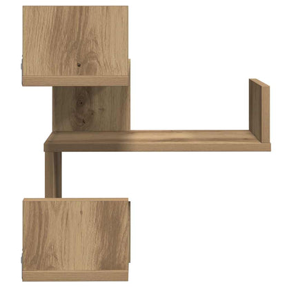 Wall Corner Shelf Artisan Oak 40x40x49,5 cm Engineered Wood