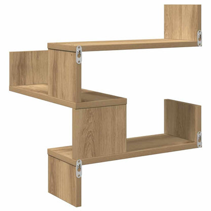 Wall Corner Shelf Artisan Oak 40x40x49,5 cm Engineered Wood