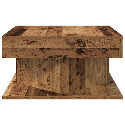 Coffee Table Old Wood 55x55x30 cm Engineered Wood