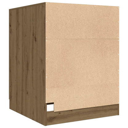 Washing Machine Cabinet Artisan Oak 70.5x71.5x91.5 cm