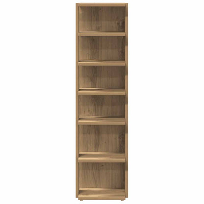 Shoe Cabinet Artisan Oak 28x27x102 cm Engineered Wood