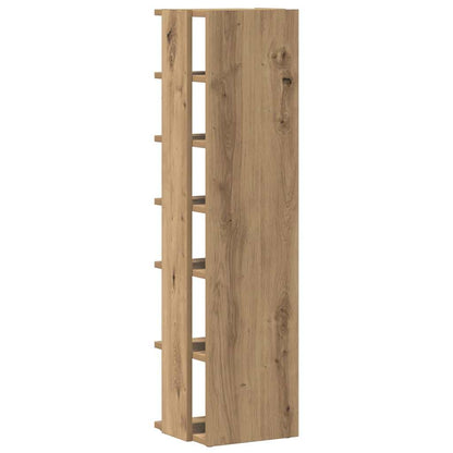Shoe Cabinet Artisan Oak 28x27x102 cm Engineered Wood