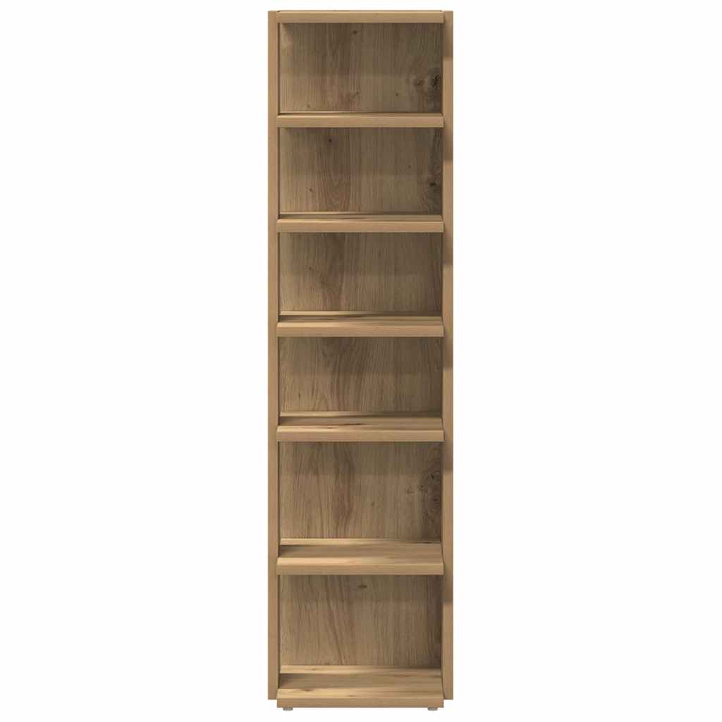 Shoe Cabinets 2 pcs Artisan Oak 28x27x102 cm Engineered Wood