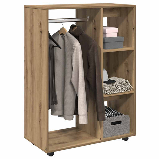 Wardrobe Artisan Oak 80x40x110 cm Engineered Wood