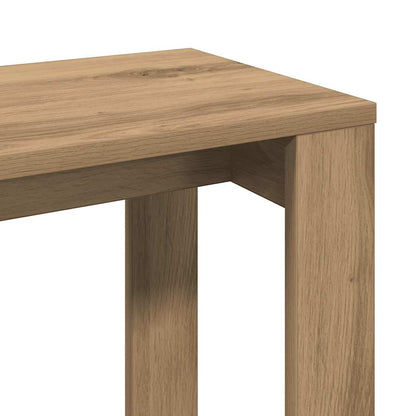 Nest of Tables 3 pcs Artisan Oak Engineered Wood