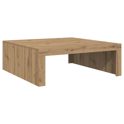 Coffee Table Artisan Oak 100x100x35 cm Engineered Wood