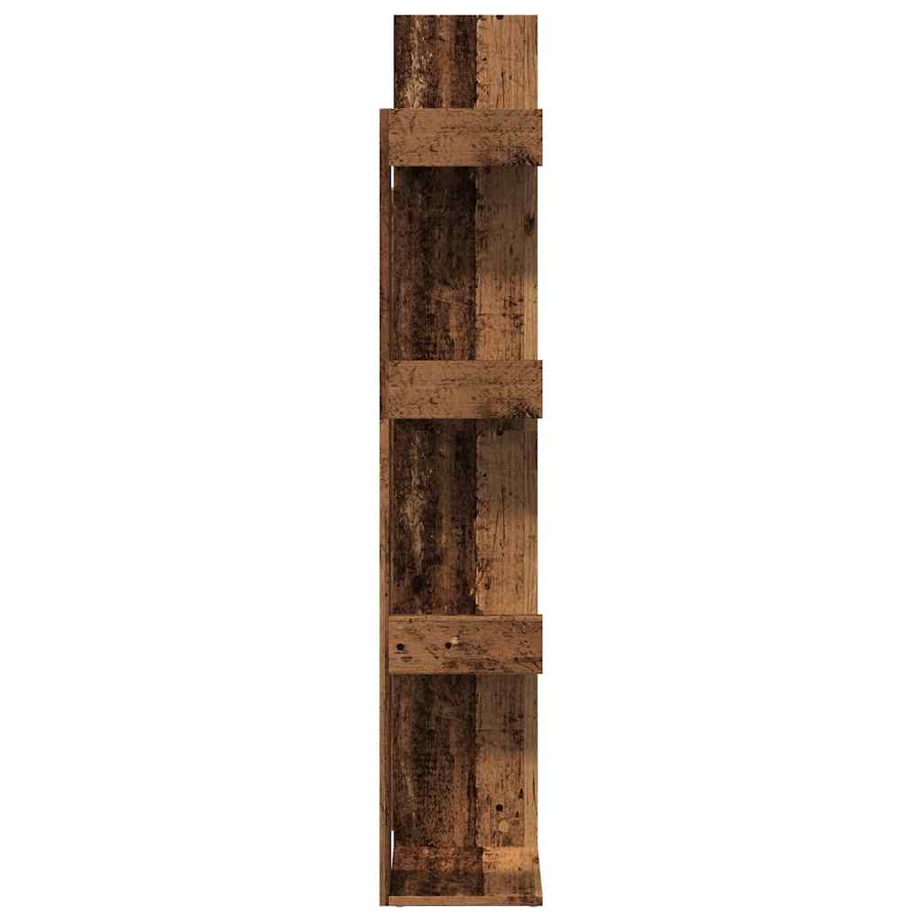 Book Cabinet Old Wood 48x25,5x140 cm Engineered Wood