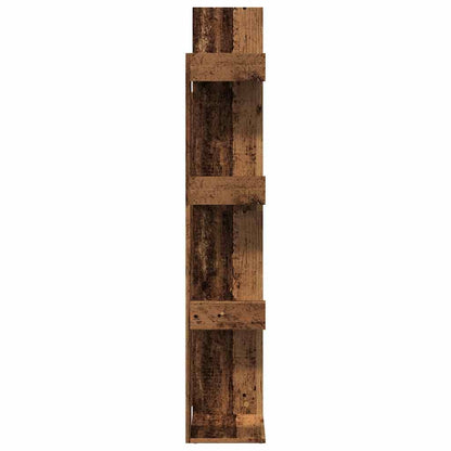 Book Cabinet Old Wood 48x25,5x140 cm Engineered Wood