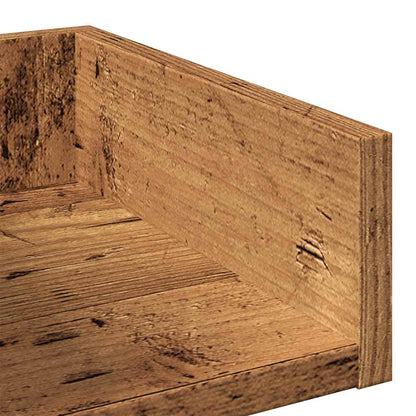 Book Cabinet Old Wood 48x25,5x140 cm Engineered Wood