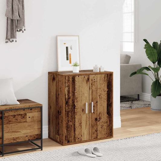 Shoe Cabinet 60 x 35 x 70 cm Old Wood
