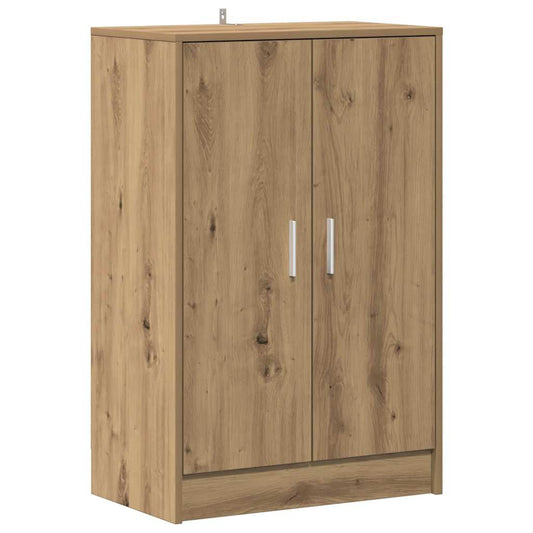 Shoe Cabinet Artisan Oak 60x35x92 cm Engineered Wood