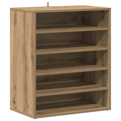 Shoe Cabinet Artisan Oak 60x35x70 cm Engineered Wood