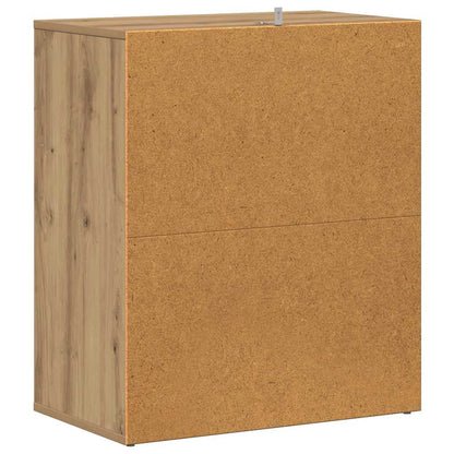 Shoe Cabinet Artisan Oak 60x35x70 cm Engineered Wood