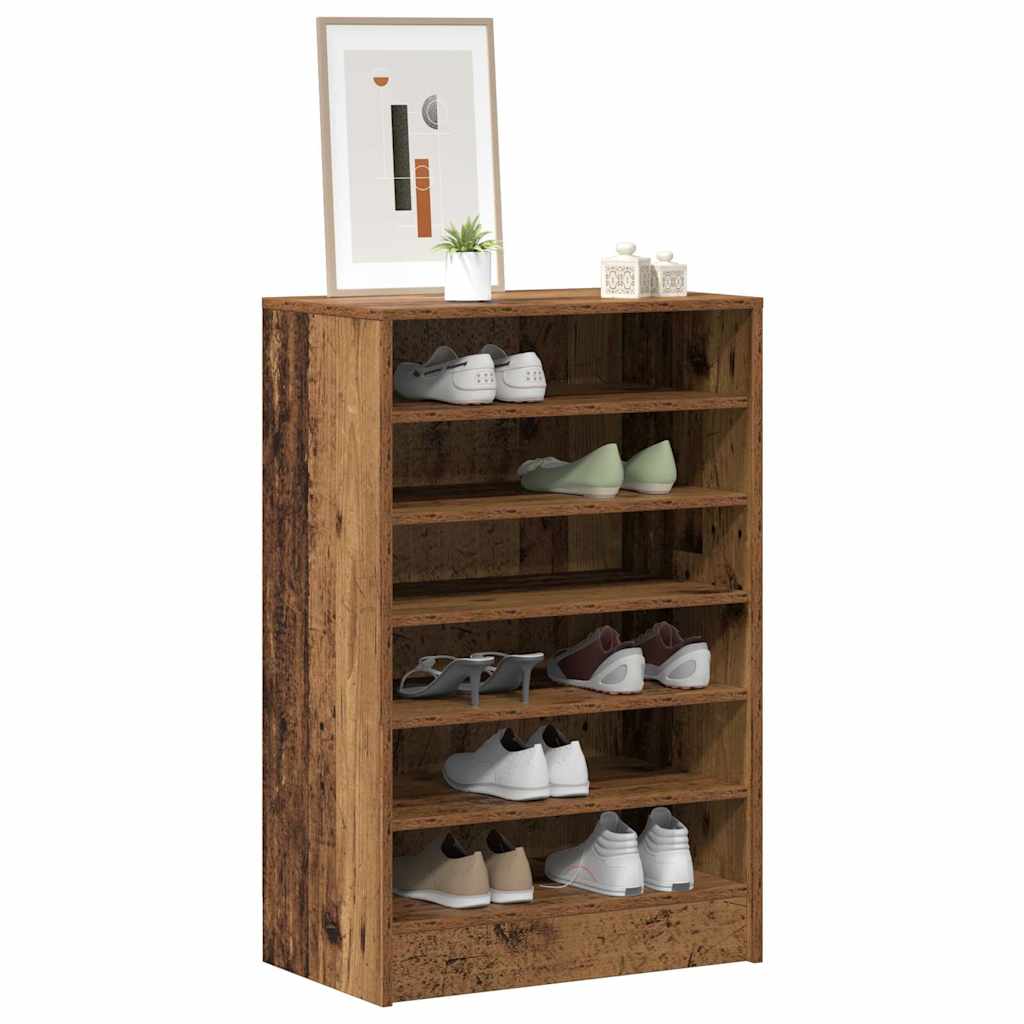 Shoe Cabinet 60 x 35 x 92 cm Old Wood