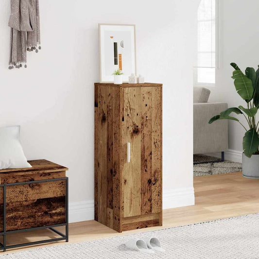 Shoe Cabinet Artisan Oak 32x35x92 cm Engineered Wood