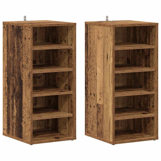 Shoe Cabinet 32 x 35 x 70 cm Old Wood