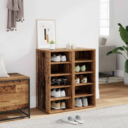 Shoe Cabinet 32 x 35 x 70 cm Old Wood