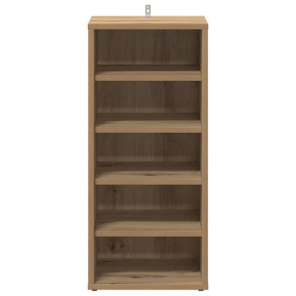 Shoe Cabinet Artisan Oak 32x35x70 cm Engineered Wood