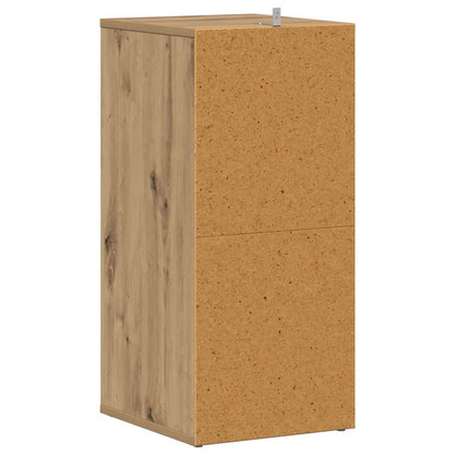 Shoe Cabinet Artisan Oak 32x35x70 cm Engineered Wood