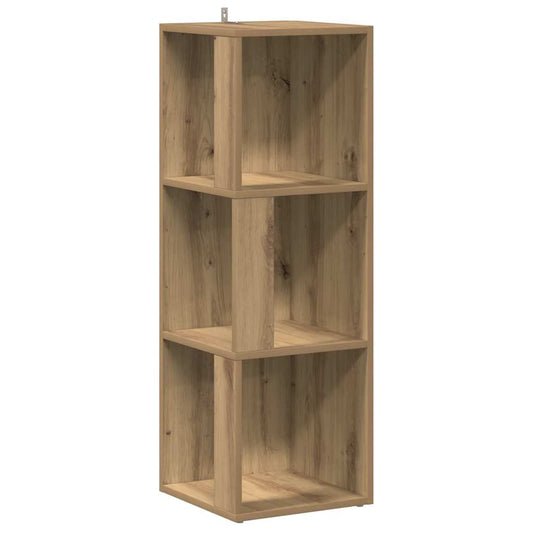 Corner Cabinet Artisan Oak 33x33x100 cm Engineered Wood