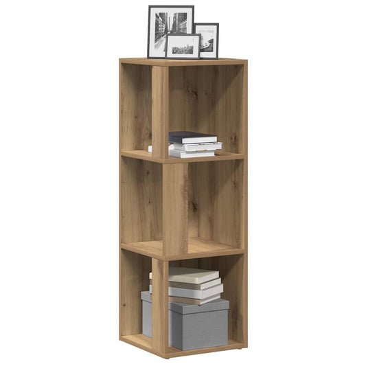 Corner Cabinet Artisan Oak 33x33x100 cm Engineered Wood