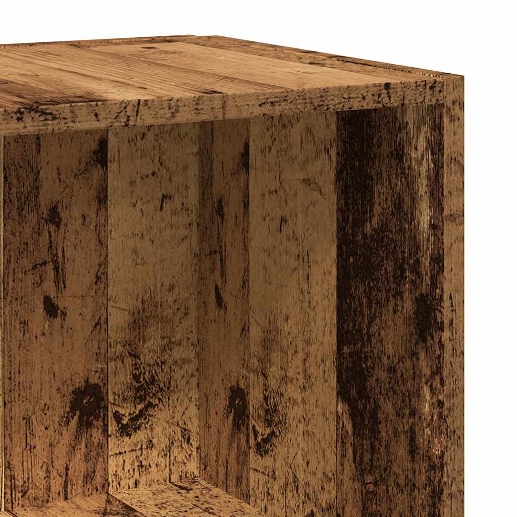 Corner Cabinet Old Wood 33x33x165 cm Engineered Wood