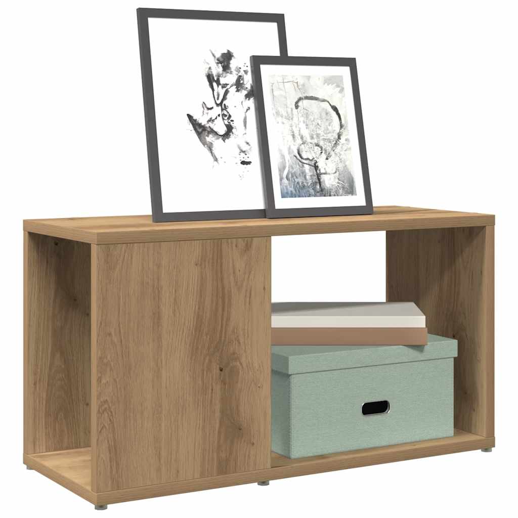 TV Cabinet Artisian Oak 60x24x32cm Engineered Wood