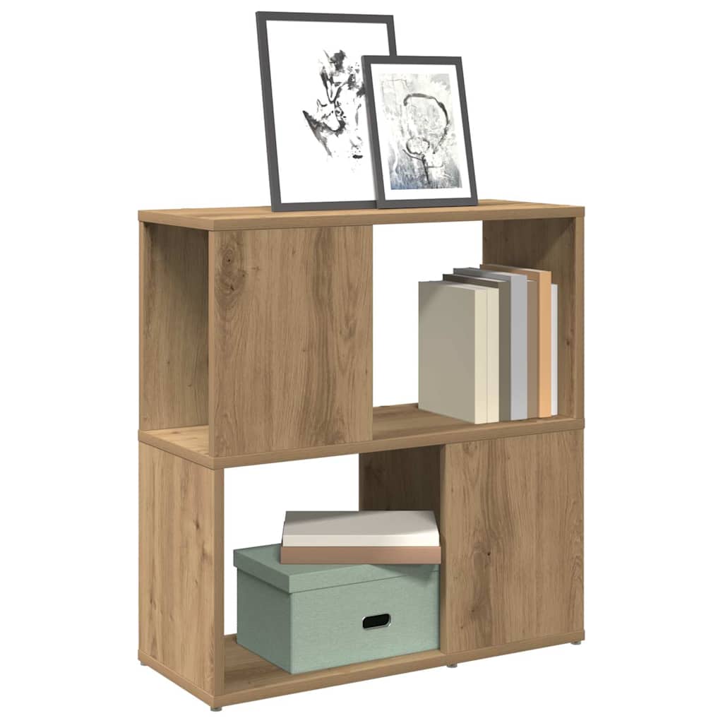 Book Cabinet Artisan Oak 60x24x63 cm Engineered Wood