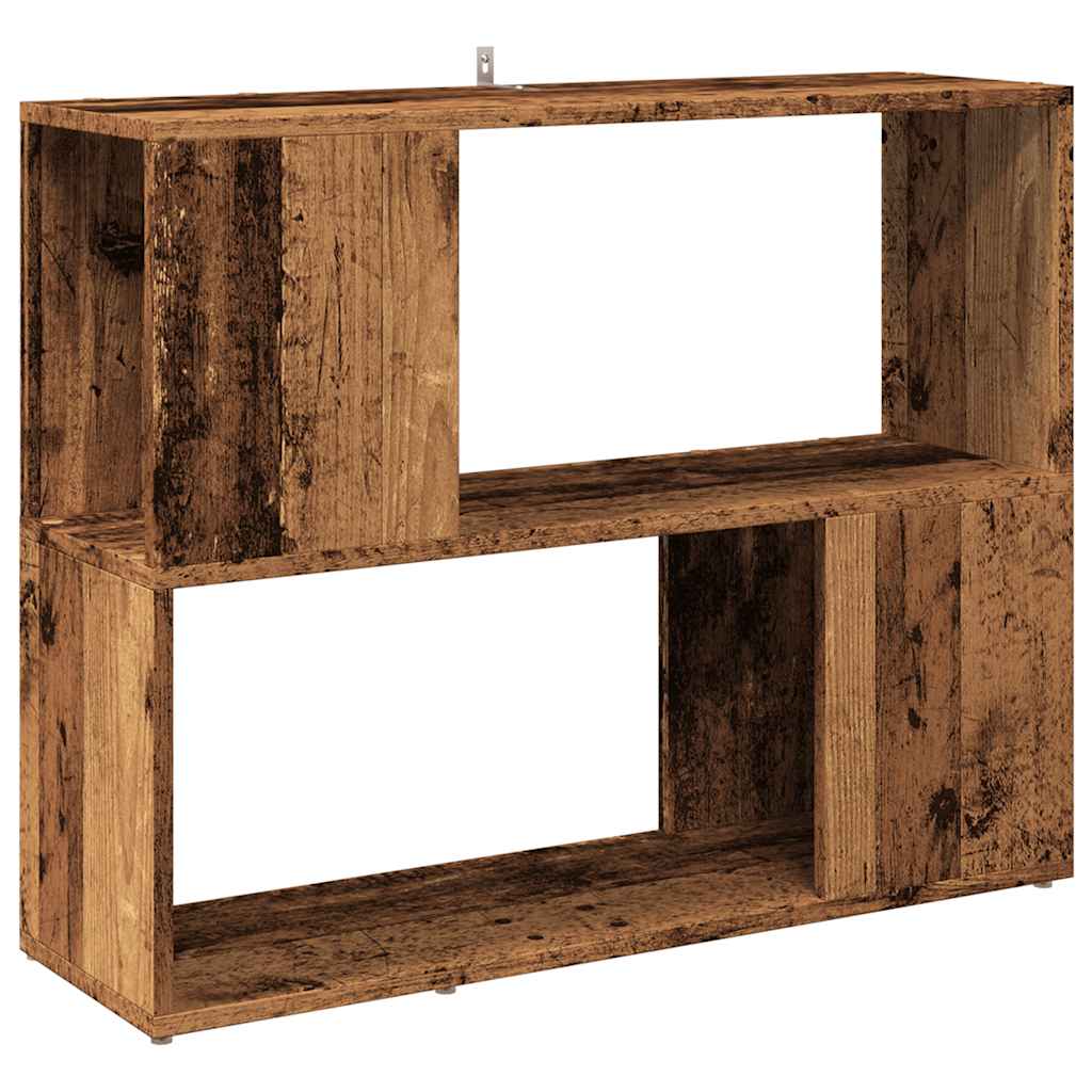 Book Cabinet/Room Divider Old Wood 80x24x63 cm