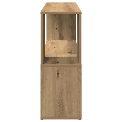 Book Cabinet Artisian Oak 100x24x63 cm Engineered Wood