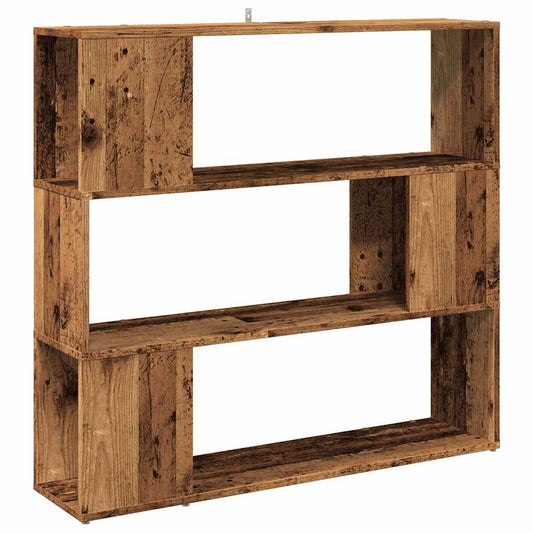 Book Cabinet/Room Divider Old Wood 100x24x94 cm