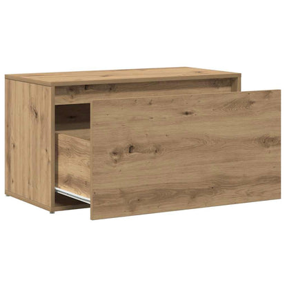Hall Bench 80x40x45 cm Artisan Oak Engineered Wood
