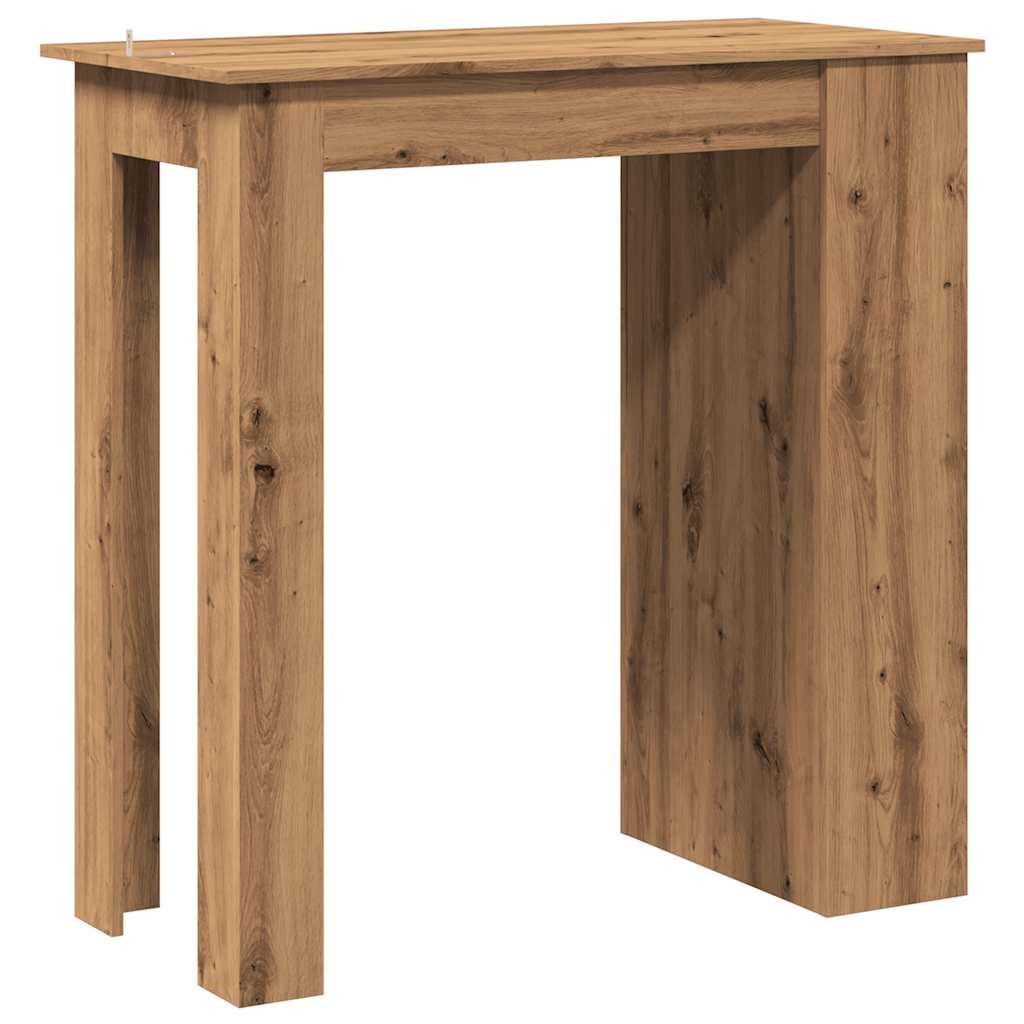 Bar Table with Storage Rack Artisan Oak 102x50x103.5 cm