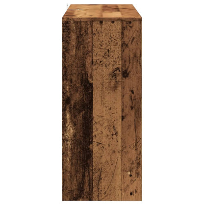 Sideboard Old Wood 102x33x75 cm Engineered Wood