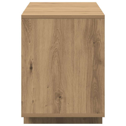 TV Cabinet Artisan Oak 130x35x50 cm Engineered Wood