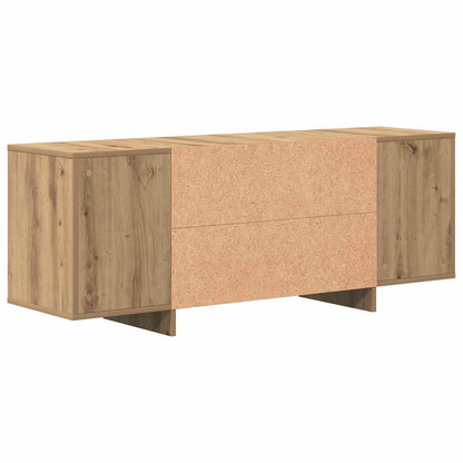 TV Cabinet Artisan Oak 130x35x50 cm Engineered Wood