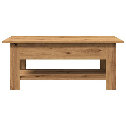 Coffee Table Artisan Oak 102x55x42 cm Engineered Wood