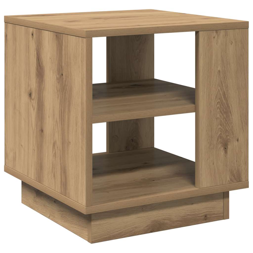 Coffee Table Artisan Oak 40x40x43 cm Engineered Wood