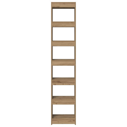 Book Cabinet/Room Divider Artisan Oak 40x30x198 cm
