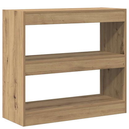 Book Cabinet/Room Divider Artisan Oak 80x30x72 cm