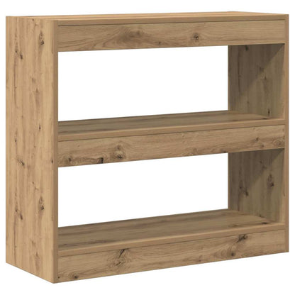 Book Cabinet/Room Divider Artisan Oak 80x30x72 cm