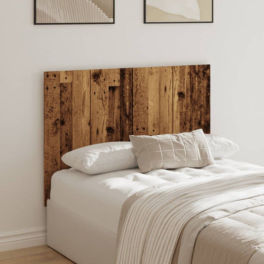 Bed Headboard Old Wood 120x1,5x80 cm Engineered Wood