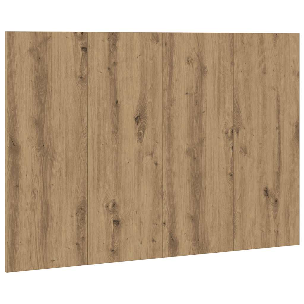 Bed Headboard Artisan Oak 120x1,5x80 cm Engineered Wood