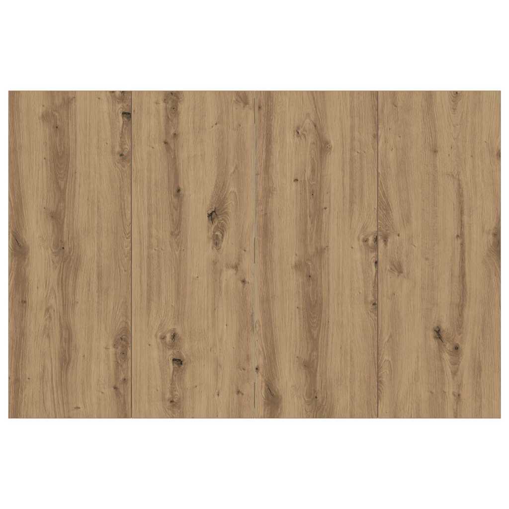 Bed Headboard Artisan Oak 120x1,5x80 cm Engineered Wood