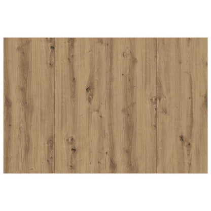 Bed Headboard Artisan Oak 120x1,5x80 cm Engineered Wood
