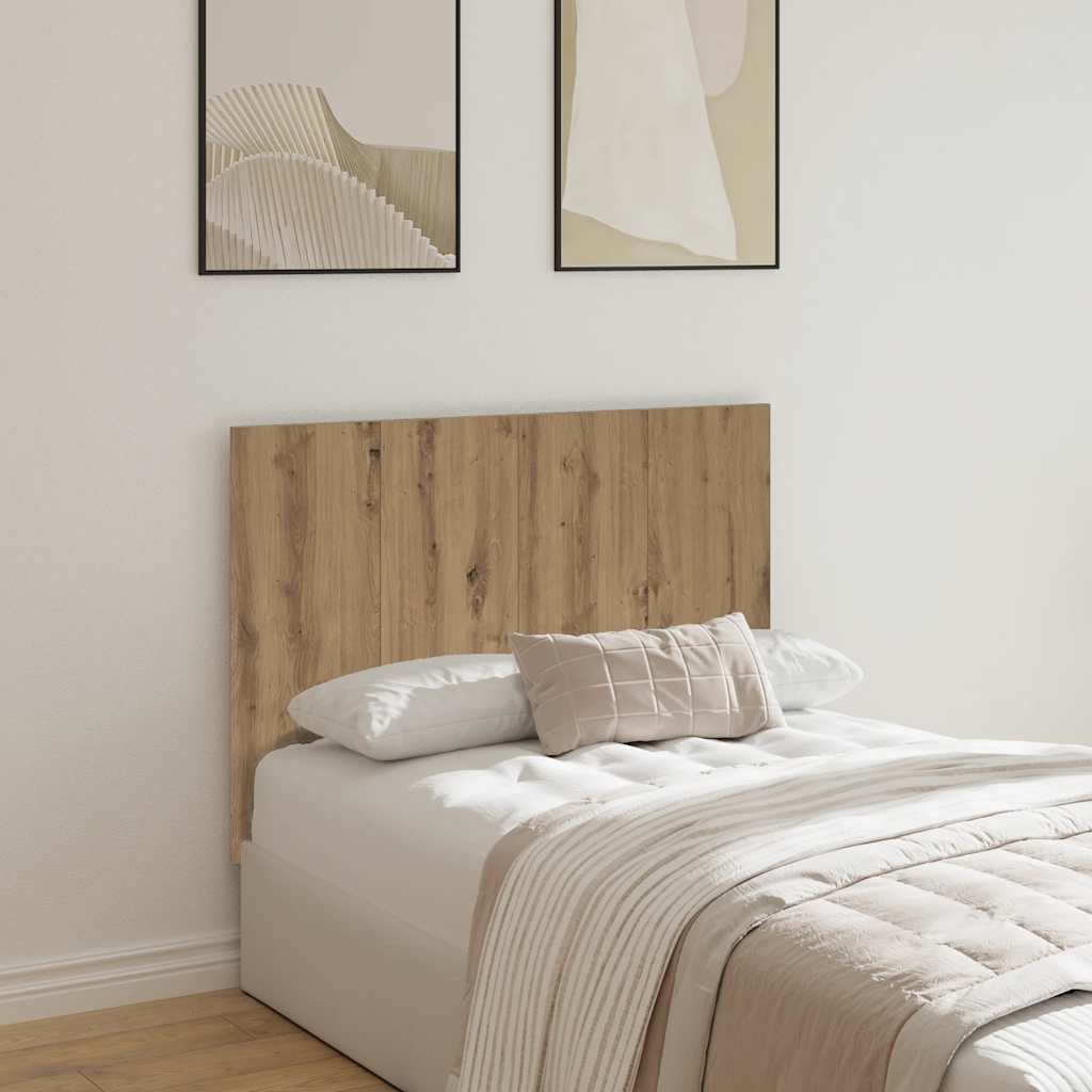 Bed Headboard Artisan Oak 120x1,5x80 cm Engineered Wood